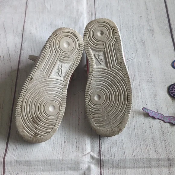 Nike Air Force 1 Vibrant Blue and Yellow Sneakers - Picture 5 of 7